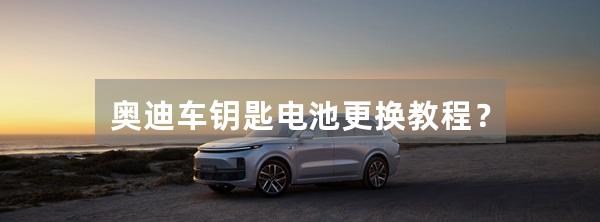 奥迪车钥匙电池更换教程？