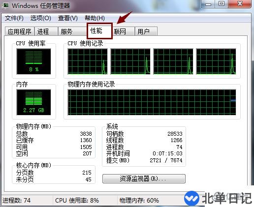 怎么在电脑中查看资源占用情况